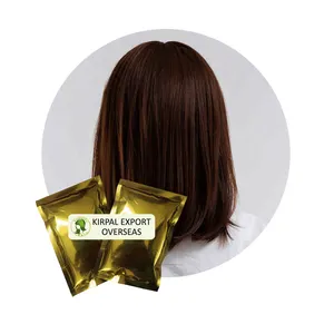 Tinte Herbal de Henna para el cabello, sin amoníaco, Color marrón, sin PPD, etiqueta privada Natural, OEM, estilo de cabello