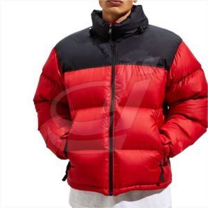 Manteau d'hiver épais pour hommes, veste brillante, Logo personnalisé, collection - Product Image 1