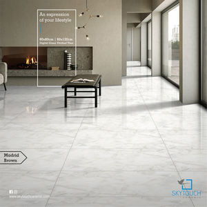 Azulejo de porcelana Goodone Tivoli Bianco antideslizante 600*1200 azulejos de mármol de vena gris blanco moderno clásico proveedor indio líder - Product Image 2