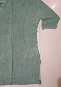 Lots de vêtements de marque en provenance d'usine : pulls décontractés en coton tricoté à manches longues et col en V pour femmes, stock du Bangladesh - Product Image 3