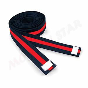 High Quality Professional Polyester Karate <b>Belt</b> Custom Color Martial Art Uniform <b>Belts</b> Wholesale - Product Image 6