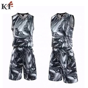 Maillot et short de basketball Endeavor entièrement sublimés, personnalisables, unisexe, Ocean USA 2026 - Product Image 2