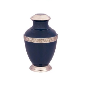 Design de luxe fournisseur de services funéraires salon urne crémation décorative adulte couleur argent fait à la main concepteur cendres humaines pot 2025 - Product Image 3