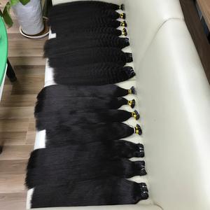 ผมมนุษย์แท้3มัดทรงตรงหยักศกสีดำธรรมชาติ5x5สำหรับตลาดแอฟริกา - Product Image 4