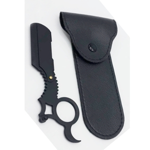 New Design Finger Rest Barber Shaving Razor, Cut Throat Razor, New Stylish <b>Swing</b> Lock Razor - Product Image 5