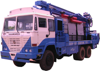 Machine de forage de puits d'eau montée sur camion PDTHR-300, toute neuve, machine de forage rotative DTH Cum à vendre