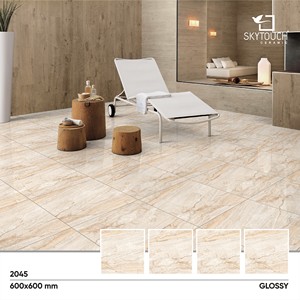 โรงงานอินเดียมาใหม่ Goodone มันวาวขัดเคลือบ Vitrified กระเบื้องปูพื้น600X600 600x1200 - Product Image 3