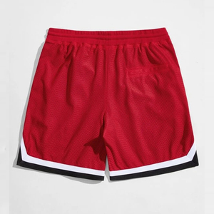 Shorts décontractés pour hommes, haute qualité, respirants, anti-plis, séchage rapide, taille mi-haute élastique, non tissés, bleus - Product Image 3