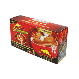 OEM ODM Private Label Golden Weasel Vietnam 3-in-1 Instant <b>Coffee</b>-Non-Dairy <b>Creamer</b> Chocolate Flavor Box Neutral HUCAFOOD <b>Coffee</b> - Product Image 3