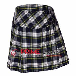 Scottish Black Stewart <b>Tartan</b> <b>Ladies</b> <b>Skirt</b> - Product Image 5