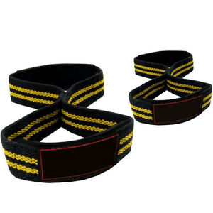 Saar Industries High Quality Polyester Cotton Figure 8 Straps New Arrival Reasonably Priced <b>Neoprene</b> for Weightlifting Custom - Product Image 4