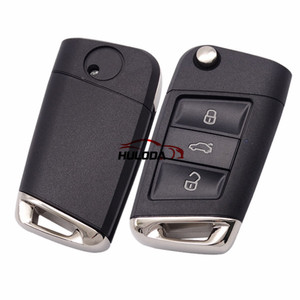 <span class=keywords><strong>VW</strong></span> 3 düğme uzaktan anahtar kabuk ile HU66 bıçak - Product Image 1