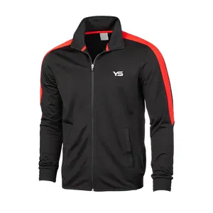 Nuovo arrivo giacche da ginnastica personalizzate per uomo giacca da Jogging con Zip elegante superiore con opzione multicolore