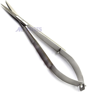Venta caliente suministros médicos profesionales de acero inoxidable Micro recto Noyes Angular tijeras quirúrgicas - Product Image 1