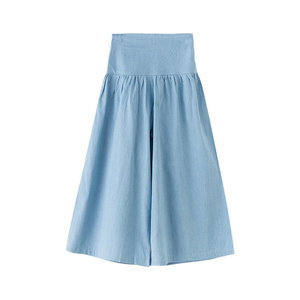 Pantalones de tirantes de verano para niña Diseño superior Estilo americano Venta directa de fábrica OEM Ropa antiniños en rosa Amarillo Rojo Colores sólidos - Product Image 2