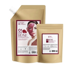 <b>Top</b> Quality Red <b>Rose</b> Facial Clay Mask Gel Powder Korean Skincare Private Label - Product Image 1