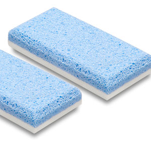 Piedra Pómez de Doble Acción Siliglass, Libre de Sulfatos, Vegana, Ecológica, Exfoliante Bicolor para Eliminar Piel Dura, Suavizante para Pedicura - Product Image 1