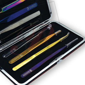 Bolsa/funda magnética para sujetar pestañas, pinzas de extensión de pestañas de hasta 6 pulgadas, Etiqueta Privada, funda de transporte bonita - Product Image 4