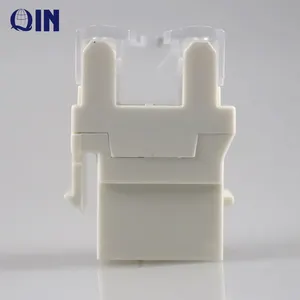 RJ45 CAT6 Keystone Jack 180 degree UTP Connection with dust cover