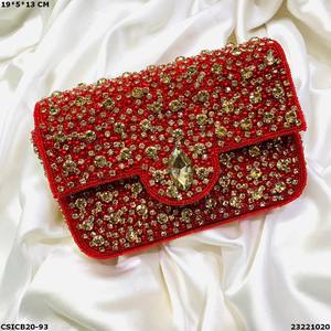 Bridal Ethnic <b>Evening</b> <b>Bag</b> Elegant Clutch for Special Occasions - Product Image 1