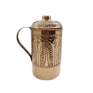 Pure Copper Engraved <b>Jug</b> Accent Best Price Home Wedding Decor High Quality Water Storage New Design <b>Jug</b> - Product Image 1