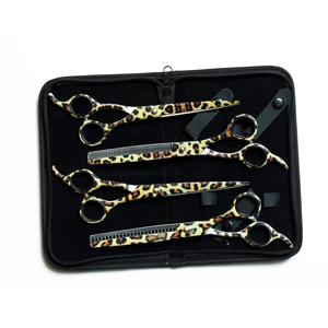 Kit de ciseaux de toilettage pour chiens, produit japonais de haute qualité, en acier inoxydable 440C, 24 pièces - Product Image 1