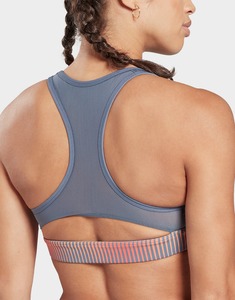 ออกแบบโลโก้ของคุณเองได้ บราออกกำลังกายสำหรับผู้หญิงแบบกระชับปานกลาง รุ่นใหม่ล่าสุด - Product Image 4