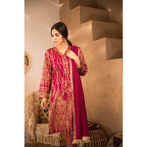 Women's 100% Cotton KPK Latest Pakistani Ladies <b>Suits</b> Traditional Muslim Clothing & <b>Dresses</b> - Product Image 2