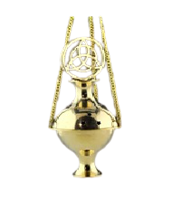 Star Pentagram ที่แขวนผนัง,ทำจากทองเหลืองกระถางธูปเรซินทำด้วยมือสำหรับแขวนกระถางธูปถ่านมีกลิ่นหอมในห้อง - Product Image 2