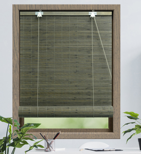 Persiana Enrollable de Bambú de Estilo Tradicional Natural, Decoración del Hogar, Color Beige - Product Image 2