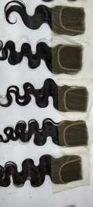 Pelucas de Cabello Humano Remy Indio 100% Virgen con Aspecto Natural, Ondulado, con Cierre, Cola de Caballo, Toppers para Mujer, Frontal, Encaje Completo, Doble Trama - Product Image 3