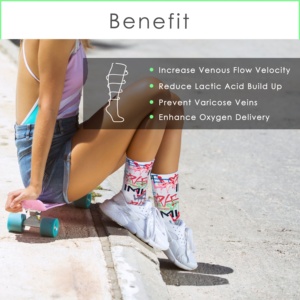 Chaussettes de compression graduée 20-30 mmHg pour le sport, la course et le fitness, tendance 2026 - Product Image 6