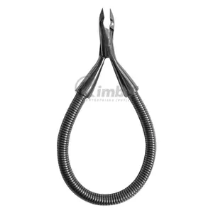 Professional Best Cuticle Nail Nipper Double Spring Design High Grade Japanese Stainless Steel <b>for</b> Use on Fingers - Product Image 1