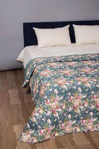 ผ้าห่มผ้าฝ้ายสีเขียวแฮนด์เมดอินเดียพิมพ์ลายผ้าห่มจอยปุระ ผ้าห่มพิมพ์ลายสีเขียวประดิษฐ์ - Product Image 3