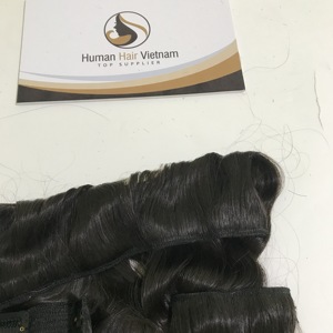 Venta al por mayor, cabello Virgen sin procesar, 100g, 20 pulgadas, clip doble dibujado, espesor del cabello, Extensiones de Cabello 100% humano - Product Image 6