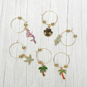 Accessoires de décoration de verre à vin breloques personnalisées en verre à vin - Product Image 2