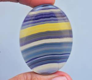 Cabujón de piedras preciosas de fluorita multicolor, diseño increíble, joyería, gran oferta - Product Image 5