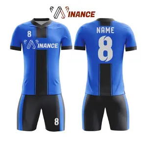 Design A Football Team Kit Cheap Soccer Jersey Set For Team maillot de foot Sublimation Soccer Wear Printing Football Jersey