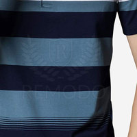 T-shirts pour hommes à col en V et manches courtes, coupe ajustée - Polyester/coton, logo imprimé personnalisé, séchage rapide et respirant, respectueux de l'environnement