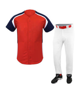 Uniformes de Béisbol y Sóftbol Personalizados para Hombre Adulto, Sublimados, Bordados, con Números Personalizados, 100% Poliéster - Product Image 3