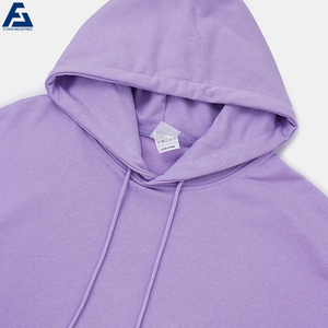 เสื้อฮู้ด350gsm ผ้าฝ้าย100% สำหรับผู้ชายเสื้อฮู้ดพิมพ์ลายปักโลโก้แบบกำหนดเองผ้าฟลีซลำลองแบบโอเวอร์ไซส์ฤดูหนาว - Product Image 3