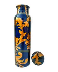 ขวดเหล็กสไตล์วินเทจขนาด 1 ลิตร สวยงาม ป้องกันการรั่วซึม ดีไซน์ไร้รอยต่อ เป็นมิตรกับสิ่งแวดล้อม เหมาะสำหรับประโยชน์ทางอายุรเวท เหมาะสมอย่างยิ่ง - Product Image 5