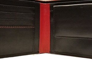 Men's Genuine Leather Short <strong>Wallet</strong> RFID Protected Open Closure Type With Cotton <strong>Lining</strong> - Product Image 3