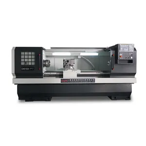 เครื่องกลึงโลหะขนาดใหญ่เครื่องกลึง Cnc CK6150A ใช้เครื่องจักร