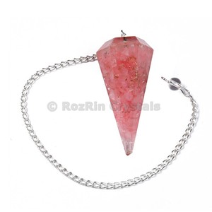 Péndulos de cuarzo rosa, distribuidor superior, oferta - Product Image 2