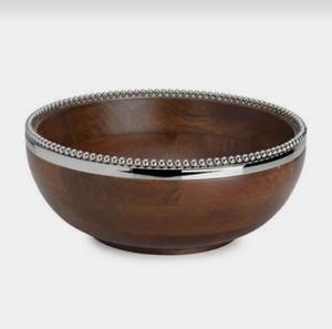 Cuenco redondo de madera Natural para ensalada, juego de cuencos para servir comida, hecho a mano para Cocina - Product Image 2