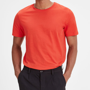 Camiseta personalizada de Color naranja sólido para hombre, nueva llegada, gran oferta - Product Image 4