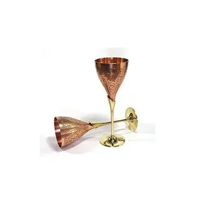 Royal party ware copper design glass for customized size and wedding decorative use for Cocktail Glasses