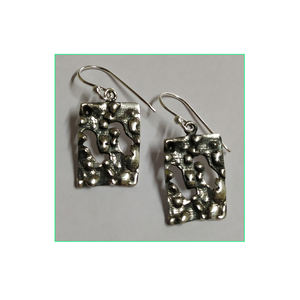 Boucles d'oreilles de style tribal en argent sterling 925 avec CZ Résultats de bijoux à la mode Quantité en vrac - Product Image 1