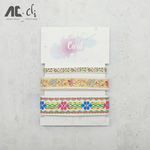 Trend 2022 DIY <b>Accessories</b> Vintage Jacquard Woven <b>Braid</b> Set of 3 - Product Image 4